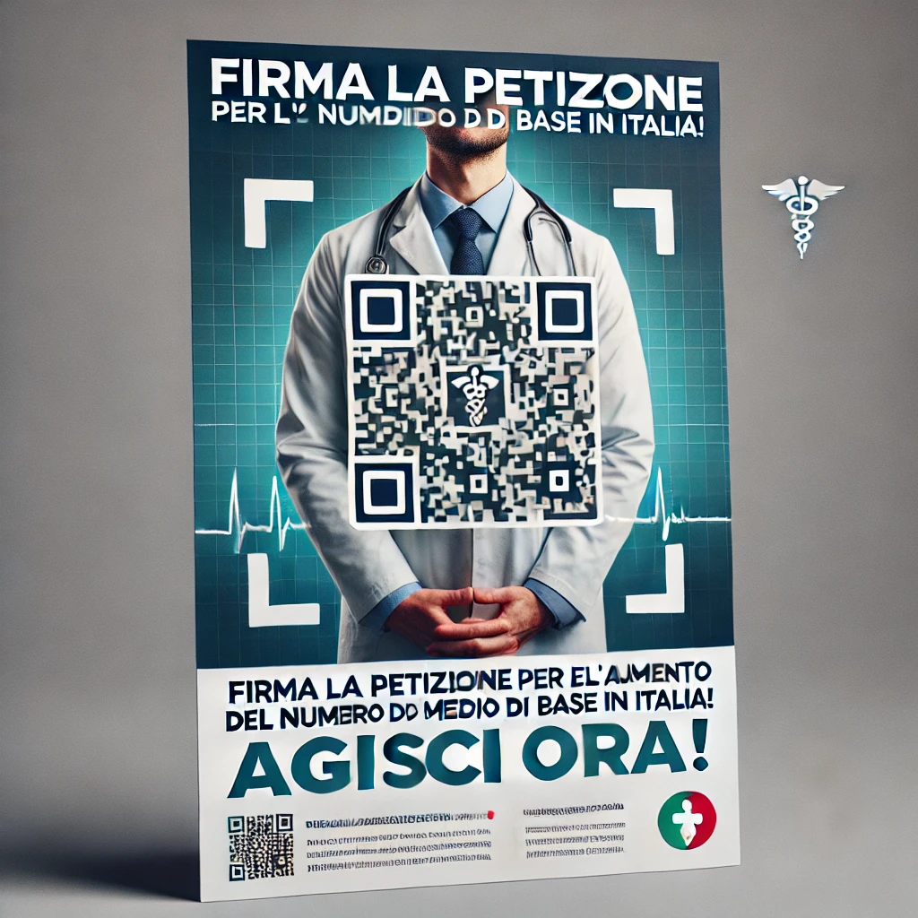 Firma la petizione per l'aumento del numero di medici di base in Italia!